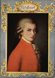 W. A. Mozart Postcard