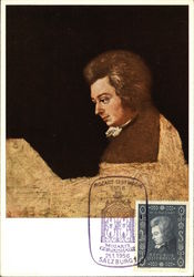 Wolfgang Amadeus Mozart Maximum Cards Postcard Postcard