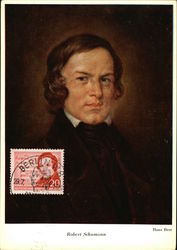 Robert Schumann Postcard