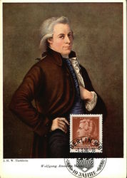 Wolfgang Amadeus Mozart Postcard