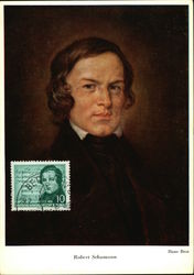 Robert Schumann Postcard