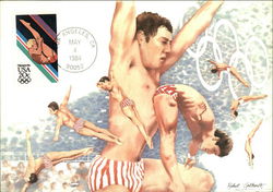 Olympics Diving Maximum Cards Postcard Postcard