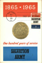 One Hundred Years of Service, Salvation Army, 1865-1965, First Day of Issue First Day Issue Cards Postcard Postcard