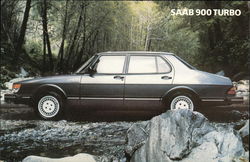 Saab 900 Turbo Cars Postcard Postcard