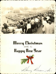 Merry Christmas and a Happy New Year Postcard