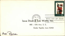 8 Cent Christmas Stamp, First Day of Issue First Day Cover