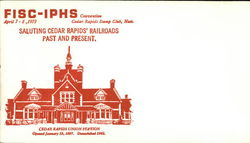 FISC-IPHS Convention, Cedar Rapids Stamp Club, Host, April 7-8, 1973 First Day Covers First Day Cover First Day Cover