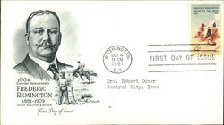 100th Birthday Anniversary Frederic Remington, 1861-1909, First Day of Issue First Day Covers First Day Cover First Day Cover