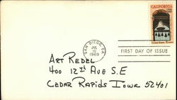 California 1769 1969 Stamp, First Day of Issue First Day Covers First Day Cover First Day Cover