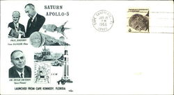 Saturn Apollo-5 Launched from Cape Kennedy, Florida First Day Covers First Day Cover First Day Cover