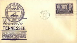 150th Anniversary of Tennessee, First Day of Issue First Day Cover