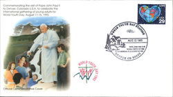 Pope John Paul II at World Youth Day 1993 First Day Covers First Day Cover First Day Cover