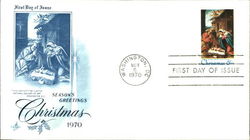 Season's Greetings, Christmas 1970, First Day of Issue First Day Cover