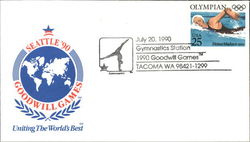 Seattle '90 Goodwill Games, Uniting the World's Best First Day Cover