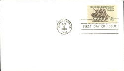 Frederic Remington: American Sculptor First Day Covers First Day Cover First Day Cover