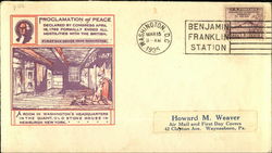 Proclamation of Peace, April 19, 1783 First Day Covers First Day Cover First Day Cover