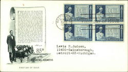 85th Anniversary of the Gettysburg Address First Day Cover