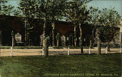 Jefferson Davis Casement inside Fort Monroe Hampton, VA Postcard Postcard