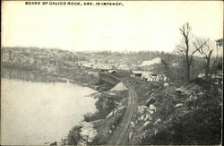 Scene of Calico Rock, Ark. in Infancy Arkansas Postcard Postcard