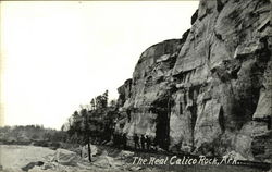 The REal Calico Rock Arkansas Postcard Postcard