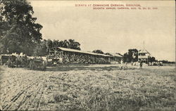 Scenes at Comanche Carnival Grounds, Seventh Annual Carnival Aug. 19, 20, 21, 1909 Postcard