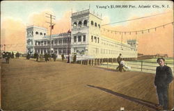 Young's $1,000,000 Pier Atlantic City, NJ Postcard Postcard