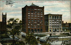 Society for Savings and Chamber of Commerce Cleveland, OH Postcard Postcard