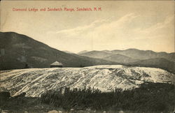 Scenic View of Diamond Ledge and Sandwich Range New Hampshire Postcard Postcard