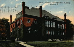 Normal Training School Building Illinois Postcard Postcard