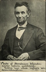 Abraham Lincoln Postcard