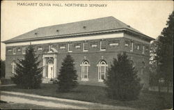 Margaret Olivia Hall, Northfield Seminary East Northfield, MA Postcard Postcard