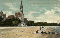 German Building, Jackson Park Chicago, IL Postcard Postcard