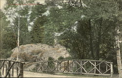 Bridge in Park Postcard