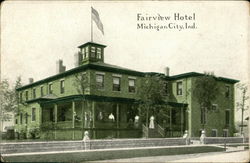 Street View of Fairview Hotel Postcard