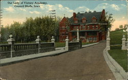 Our Lady of Victory Academy Council Bluffs, IA Postcard Postcard