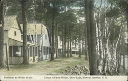 Camps at Camp Wilder, Silver Lake Newton Junction, NH Postcard Postcard