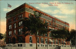 General Offices, Atchison, Topeka & Santa Fe Railway Co Kansas Postcard Postcard