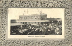 Street Scene Frederick, OK Postcard Postcard