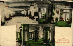 Interior Views, Lee-Huckins Hotel Oklahoma City, OK Postcard Postcard