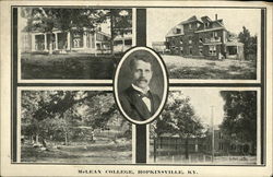 McLean College Hopkinsville, KY Postcard Postcard