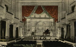 Interior and Stage, Plaza Theatre San Antonio, TX Postcard Postcard