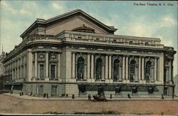 The New Theatre New York, NY Postcard Postcard