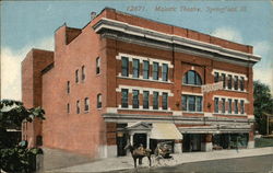 Majestic Theatre Springfield, IL Postcard Postcard