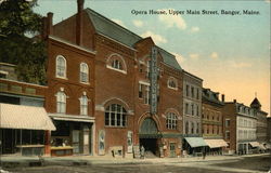 Opera House, Upper Main Street Bangor, ME Postcard Postcard