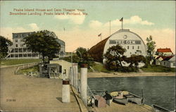 Peaks Island House and Gem Theatre Postcard