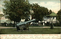 City Hall Park Oakland, CA Postcard Postcard