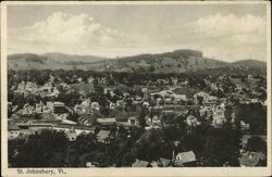 View of St. Johnsbury Postcard