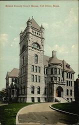 Bristol County Court House Fall River, MA Postcard Postcard