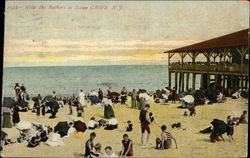 People at the Beach Ocean Grove, NJ Postcard Postcard