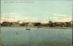 Fletscher Lake Ocean Grove, NJ Postcard Postcard